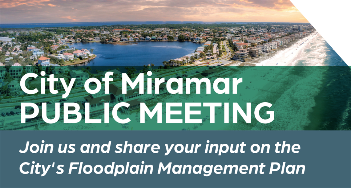 Floodplain Management Plan Public Meeting  flyer